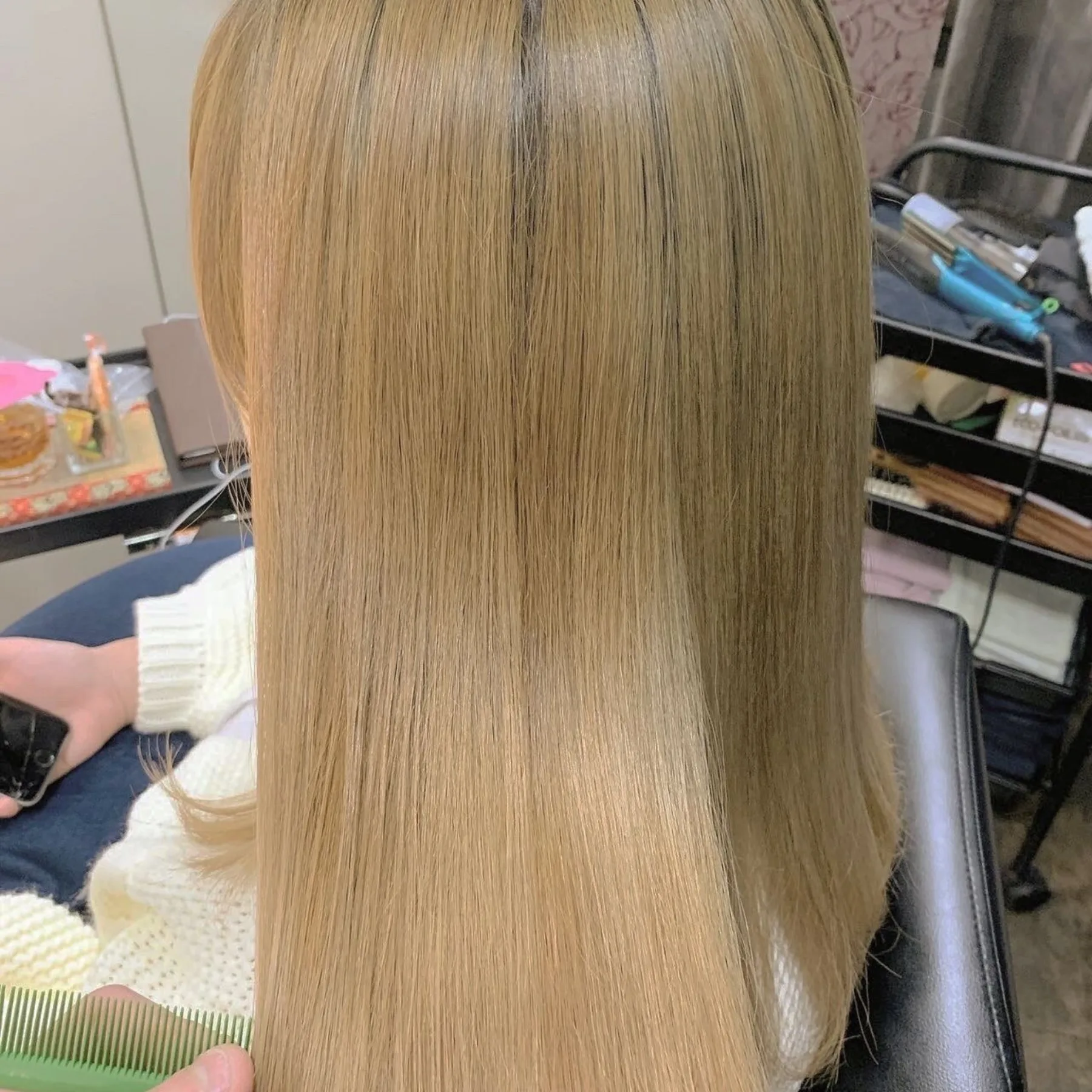 ブリーチ毛縮毛矯正