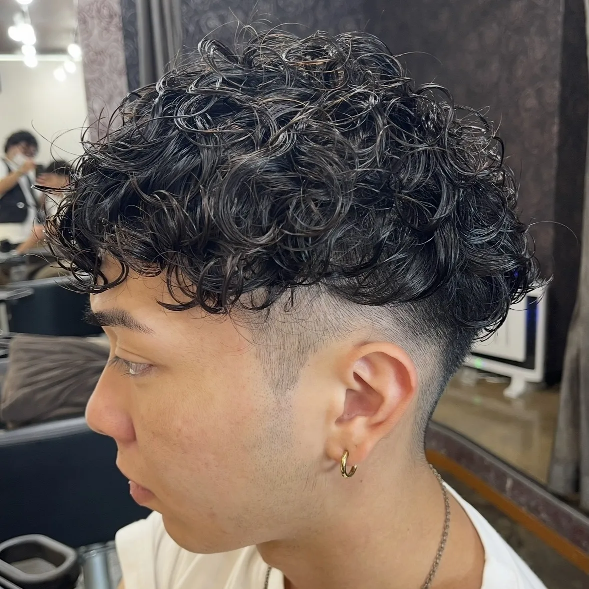 スパイラルパーマ