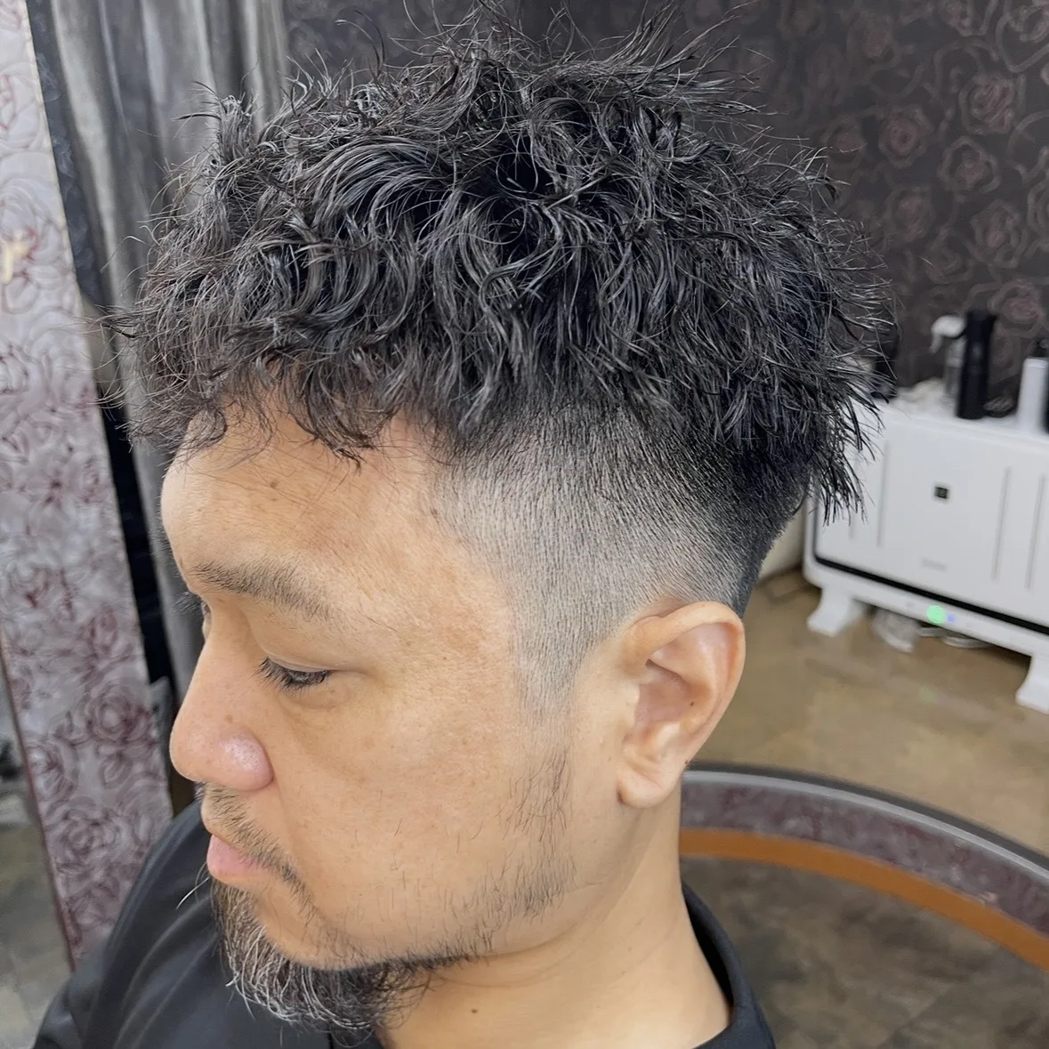 スパイラルパーマ
